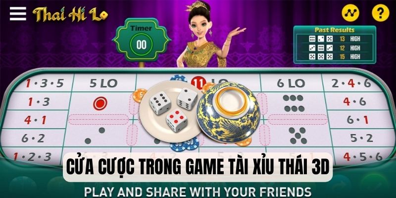 Tài Xỉu Thái 3D - Cách Chơi Và Bí Quyết Thắng Lớn 2025 6 Chi tiết về cửa cược trong game Tài Xỉu Thái 3D
